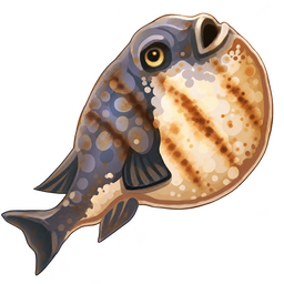 Cooked Giant Pufferfish artwork