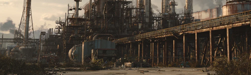 Oil Refinery location artwork